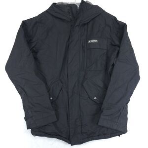Burton Jacket Men's Medium White Collection Such A Deal Black Ski Snowboard